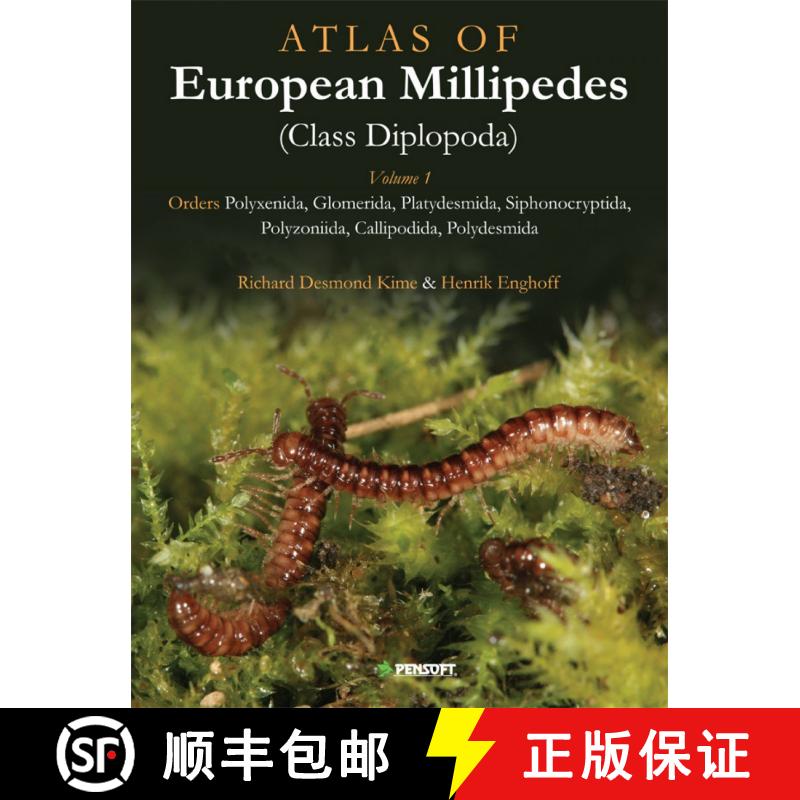 预订 Atlas of European Millipedes (Class Diplopoda) Volume 1 [9789546425782]