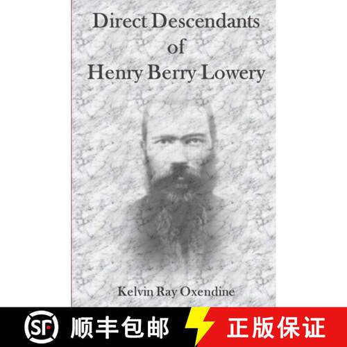 【3-4周达】Direct Descendants of Henry Berry Lowery [9781329742512]