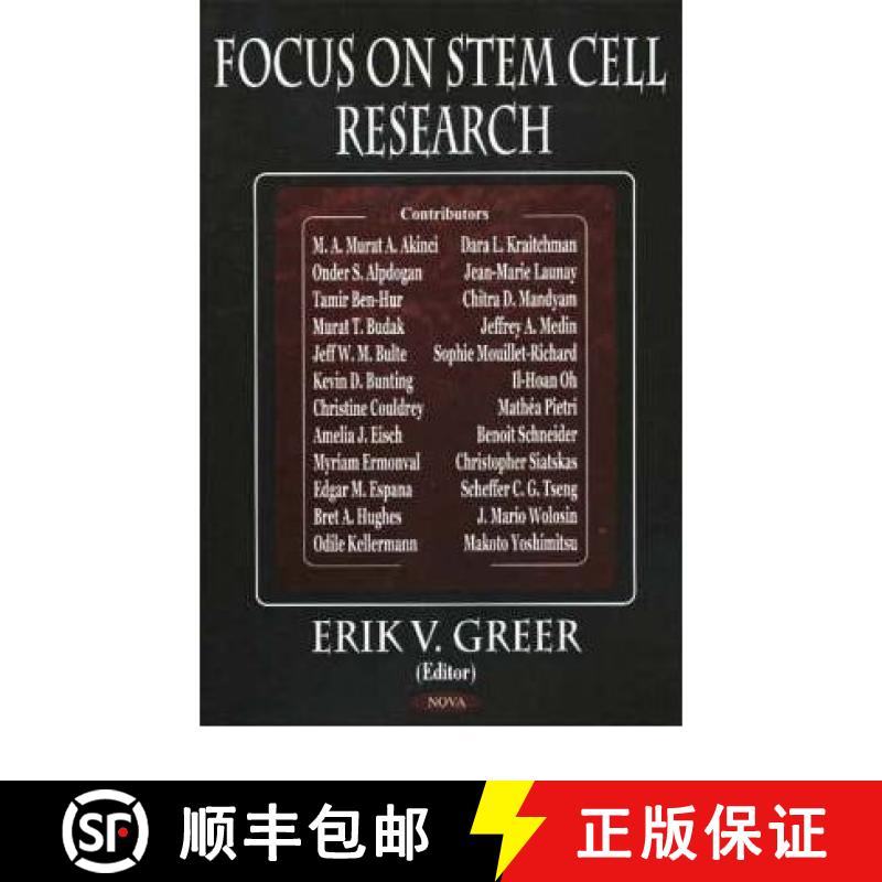【3-4周达】Focus on Stem Cell Research [9781594540431]