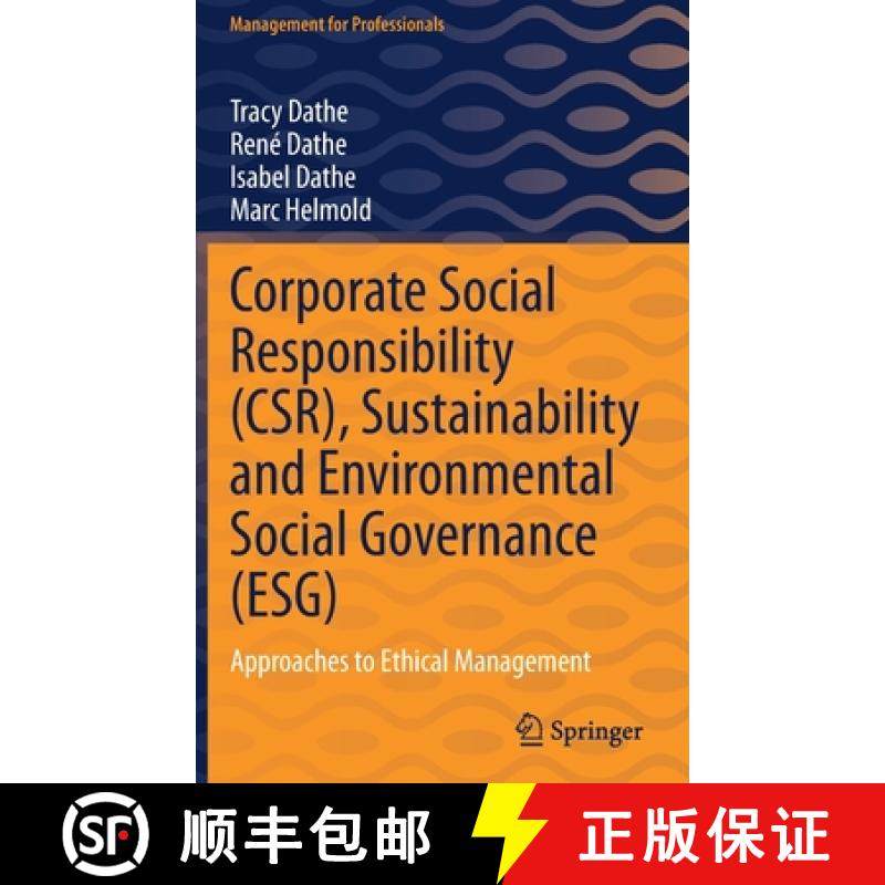 【3-4周达】Corporate Social Responsibility (CSR), Sustainability and Environmental Social Governance ... [9783030923563]