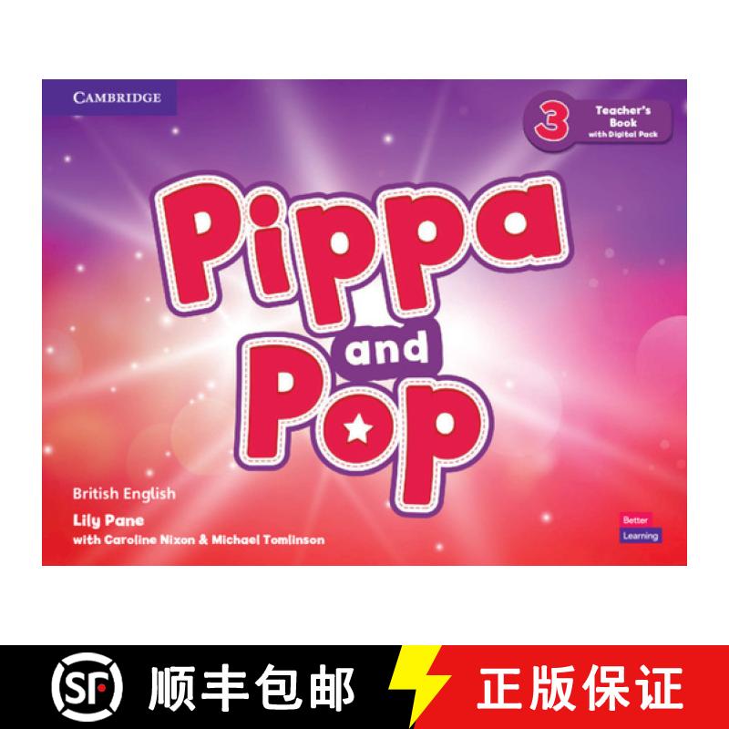 【3-4周达】Pippa and Pop Level 3 Teacher's Book with Digital Pack British English [9781108928502]