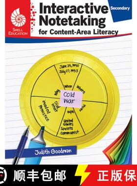 【3-4周达】TCM Interactive Notetaking for Content-Area Literacy, Secondary [9781425817343]