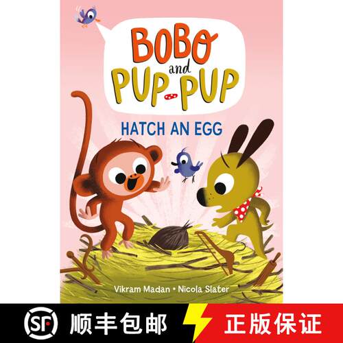 【3-4周达】精装 Hatch an Egg (Bobo and Pup-Pup): (A Graphic Novel) [9780593562857]