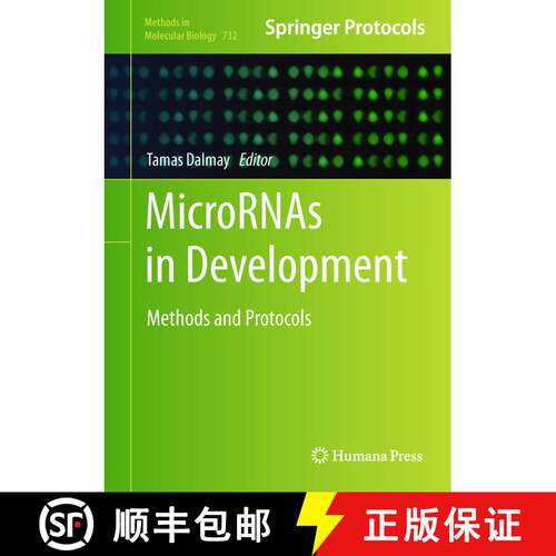 【3-4周达】精装 MicroRNAs in Development : Methods and Protocols [9781617790829]