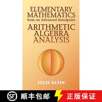 预订 Elementary Mathematics from an Advanced Standpoint: Arithmetic, Algebra, Analysis [9780486434803]