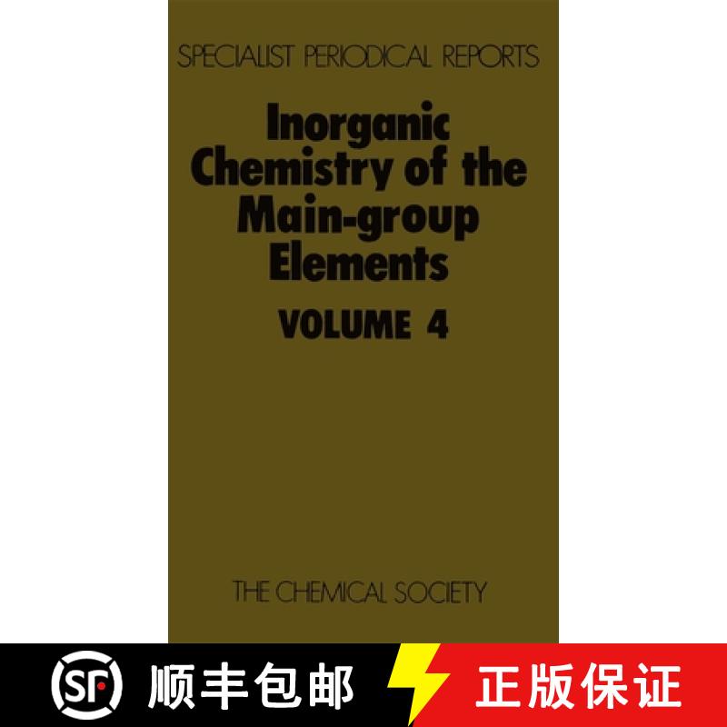 【3-4周达】Inorganic Chemistry of the Main-Group Elements : Volume 4 [9780851867823]