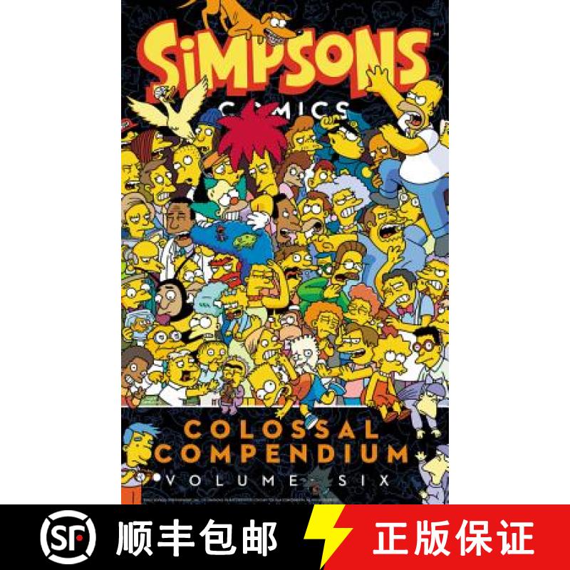 【3-4周达】Simpsons Comics Colossal Compendium Volume 6 [9780062692535]
