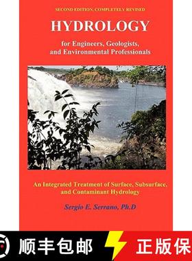 【3-4周达】Hydrology for Engineers, Geologists, and Environmental Professionals: An Integrated Treatm... [9780965564342]