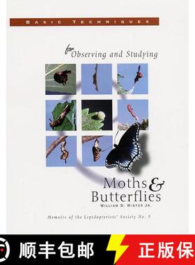 预订 Basic Techniques for Observing and Studying Moths and Butterflies [9780930282073]