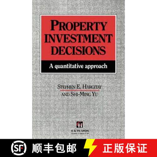 【3-4周达】Property Investment Decisions : A quantitative approach [9780419167808]