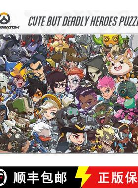【3-4周达】Overwatch: Cute But Deadly Heroes Puzzle [9781945683916]