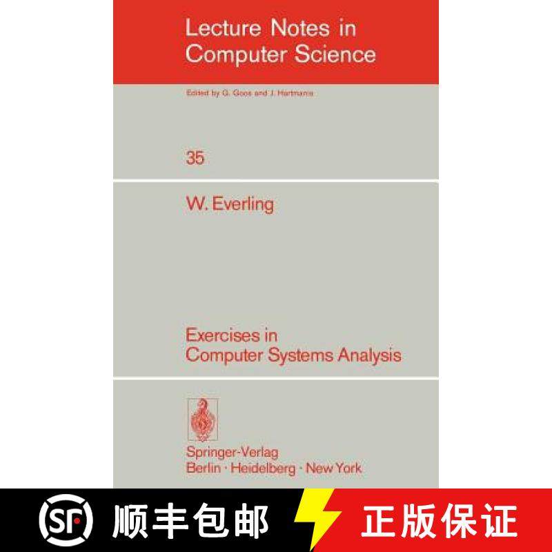 【3-4周达】Exercises in Computer Systems Analysis [9783540074014]