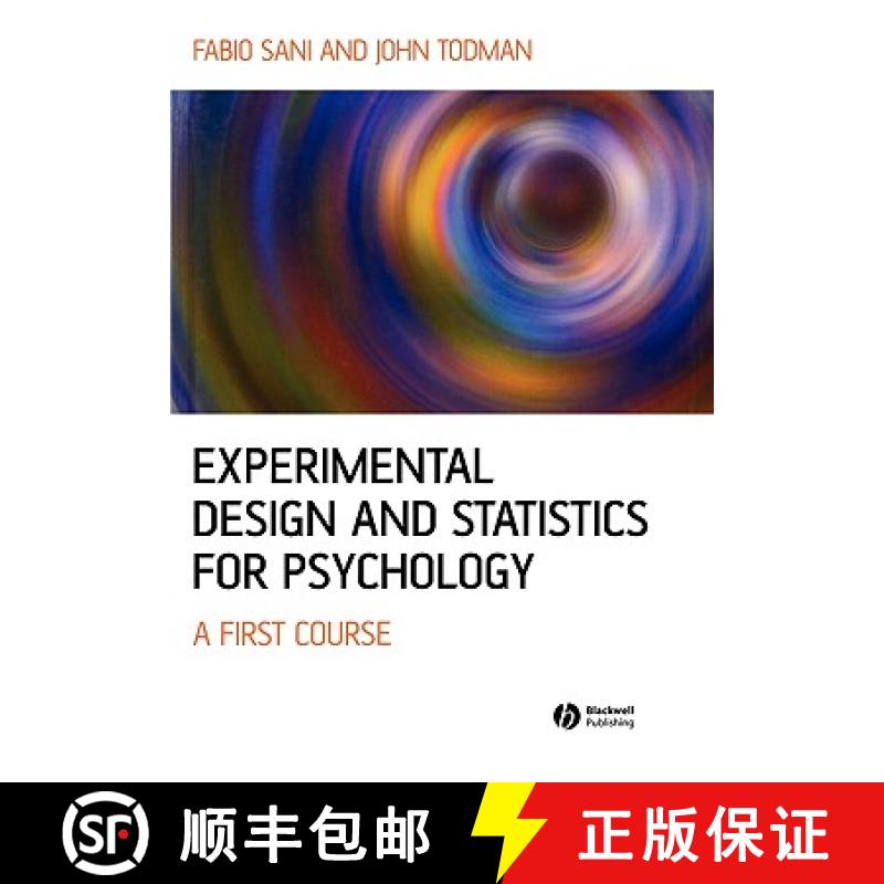 【3-4周达】Experimental Design And Statistics For Psychology - A First Course [Wiley心理学] [9781405100243]