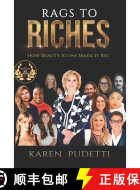 【3-4周达】Rags to Riches: How Beauty Icons Made it Big [9781948777391]