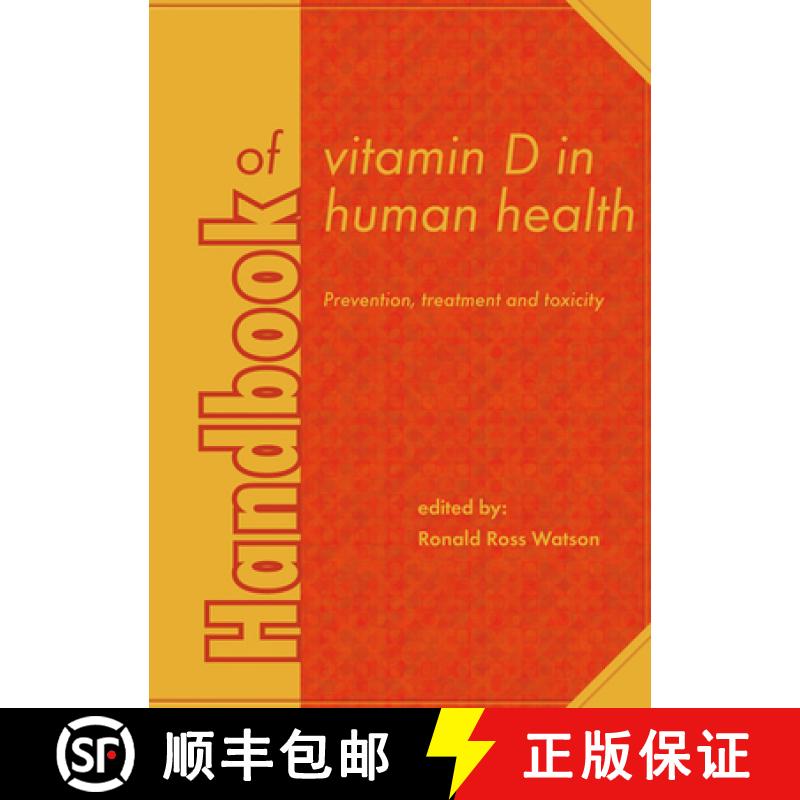 【3-4周达】Handbook of Vitamin D in Human Health: Prevention, Treatment and Toxicity [9789086862108]
