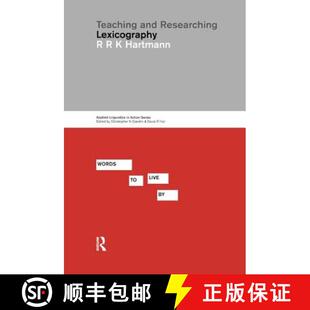 Teaching 4周达 and Researching 9781138439214 Lexicography
