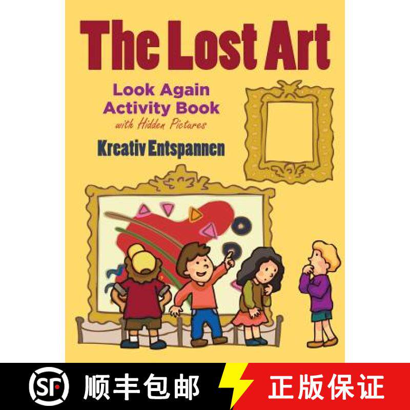 【3-4周达】The Lost Art: Look Again Activity Book with Hidden Pictures [9781683770640]