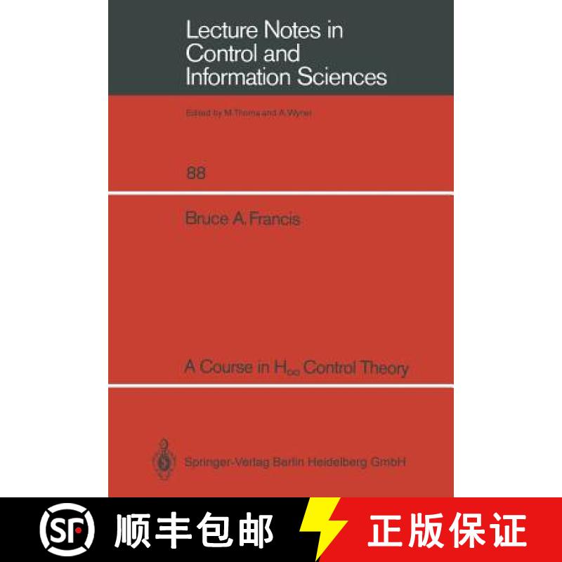 【3-4周达】A course in h infinity control theory [9783540170693]