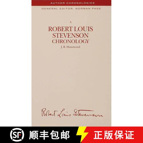 【3-4周达】精装 A Robert Louis Stevenson Chronology [9780333638880]