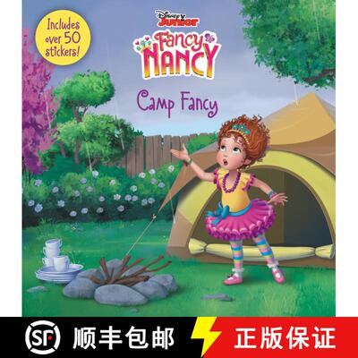 【3-4周达】Disney Junior Fancy Nancy: Camp Fancy: Includes Over 50 Stickers! [9780062843760]