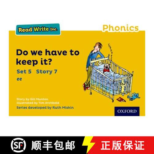 【3-4周达】Read Write Inc. Phonics: Do We Have to Keep it? (Yellow Set 5 Storybook 7) [9780198372080]