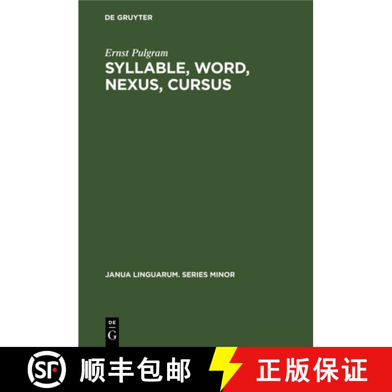 【4周达】Syllable, Word, Nexus, Cursus [9789027907066]