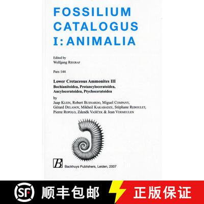 预订 Fossilium Catalogus Animalia, Volume 144 [9789057821905]