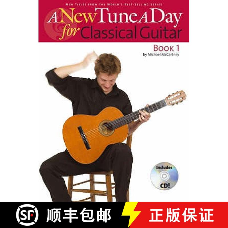 【2-3周达】New Tune A Day: Classical Guitar - Book 1 (CD Edition) [9781846090356]