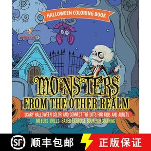 Monsters and from Book. Halloween Connect Color the ... Realm. Coloring Scary 4周达 9798869420305 Other