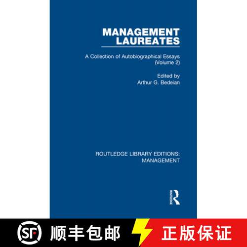【3-4周达】精装 Management Laureates: A Collection of Autobiographical Essays (Volume 2) [9780815356714]