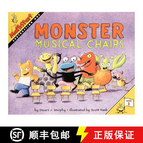 【3-4周达】Monster Musical Chairs: MathStart Level 1: Subtracking One [9780064467308]