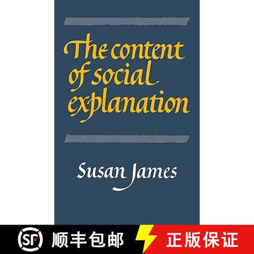 【3-4周达】The Content of Social Explanation [9780521103527]