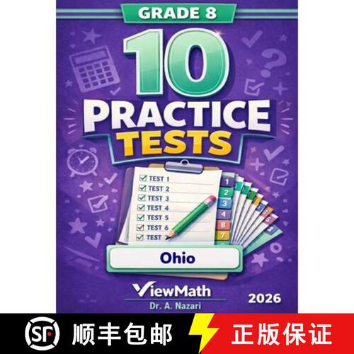 【3-4周达】10 Ohio OST Grade 8 Math Practice Tests: The Ultimate Test Prep Collection with Answer Exp... [9798895992401]