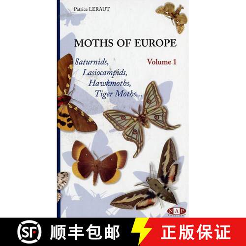 【3-4周达】精装 Moths of Europe, Volume 1 [9782913688070]