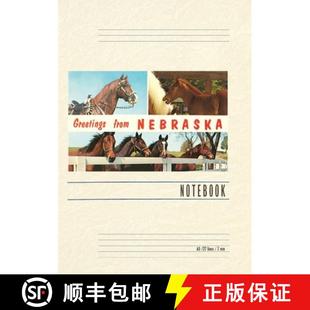 Horses 9798385431465 4周达 Nebraska from Greetings Notebook Lined Vintage