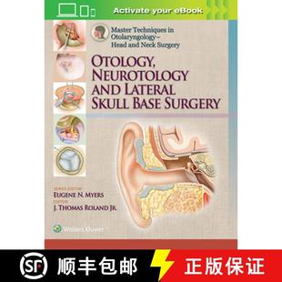 Techniques Head Master Neurotology 9781451192506 Otology 4周达 Neck and Otolaryngology La... Surgery
