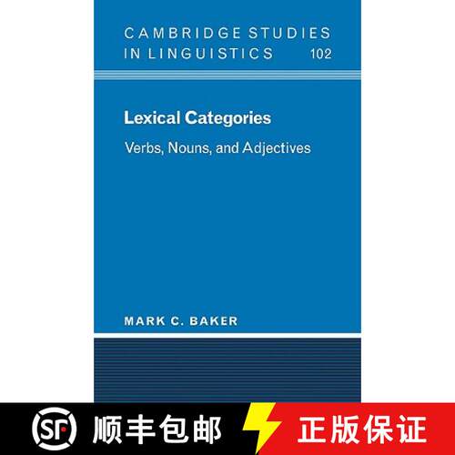 【3-4周达】Lexical Categories: Verbs, Nouns and Adjectives - Lexical Categories: Verbs, Nouns and Adj... [9780521001106]