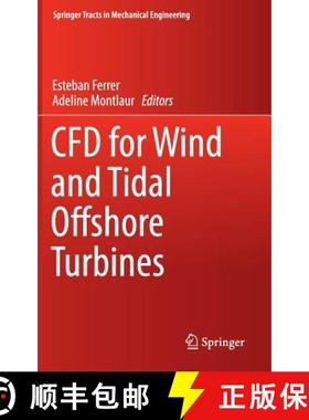 【3-4周达】Cfd for Wind and Tidal Offshore Turbines [9783319162010]