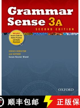 【3-4周达】Grammar Sense: 3: Student Book A with Online Practice Access Code Card [9780194489171]