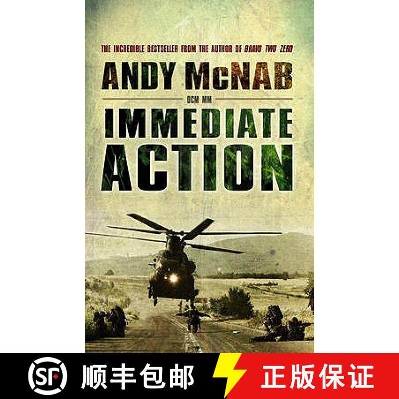 【3-4周达】Immediate Action. Andy McNab [9780552153584]