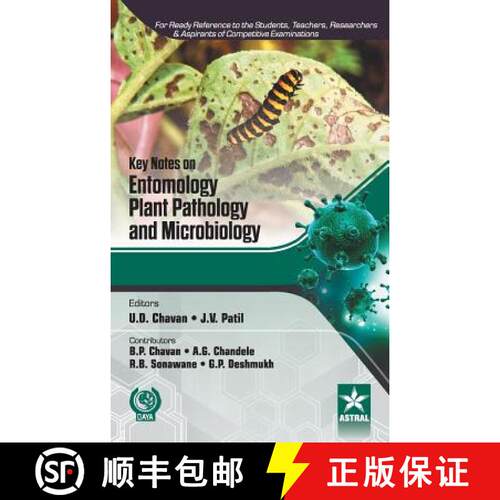 【3-4周达】精装 Key Notes on Entomology, Plant Pathology and Microbiology [9789351307037]