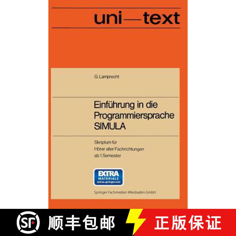 【3-4周达】Einführung in die Programmiersprache SIMULA : Anleitung zum Selbststudium [9783528033217]