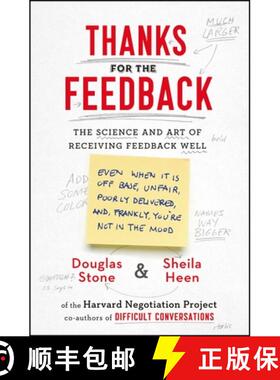 【3-4周达】Thanks for the Feedback : The Science and Art of Receiving Feedback Well [9780670922635]