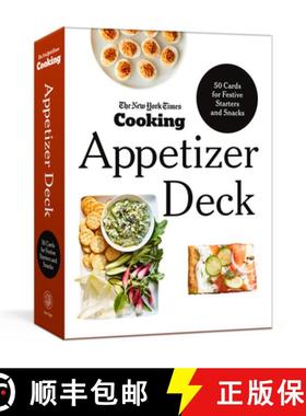 【3-4周达】The New York Times Cooking Appetizer Deck: 50 Cards for Festive Starters and Snacks [9780593799499]