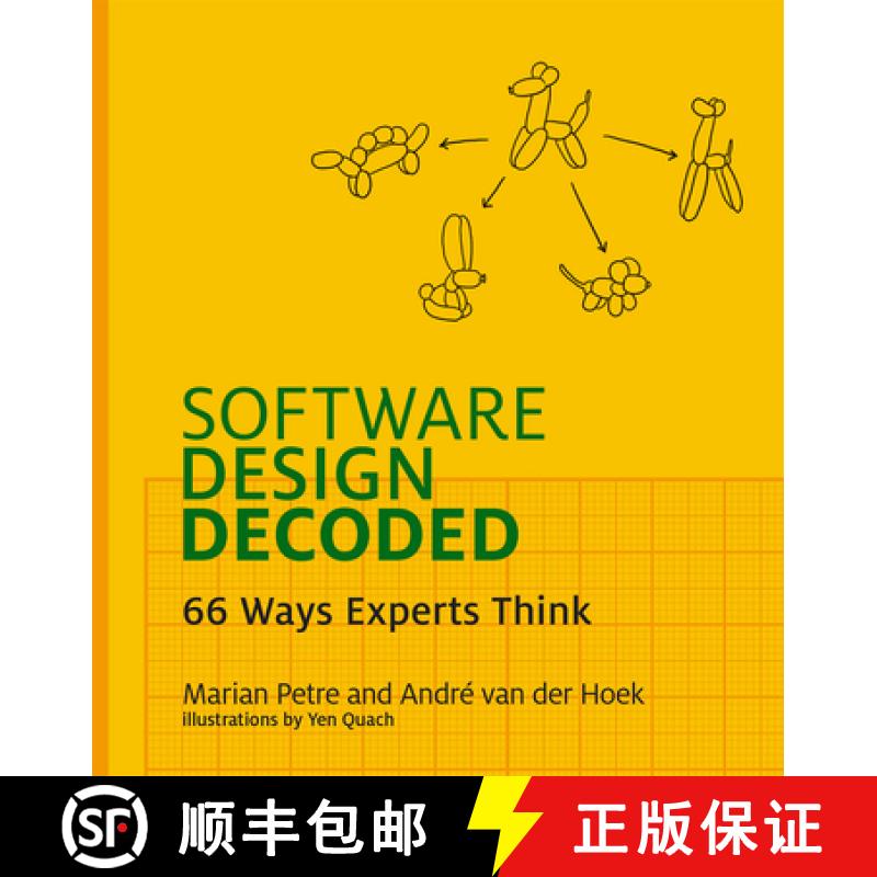 【3-4周达】Software Design Decoded: 66 Ways Experts Think [9780262553049]