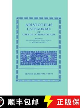 【3-4周达】Aristotle Categoriae et Liber de Interpretatione [9780198145073]