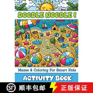 【3-4周达】Doodle Noodle 1: Mazes & Coloring for Smart Kids [9781763525245]