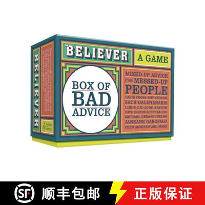 【3-4周达】The Believer Box of Bad Advice: A Game [9780385344999]