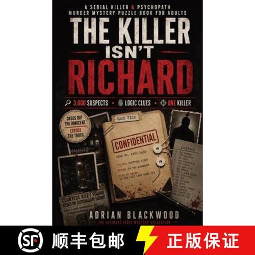 【3-4周达】The Killer Isn't Richard: A Serial Killer & Psychopath Murder Mystery Puzzle Book for Adul... [9783384975799]