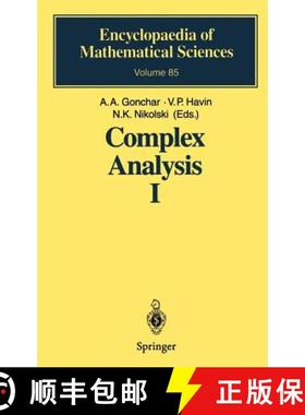 【3-4周达】Complex Analysis I : Entire and Meromorphic Functions Polyanalytic Functions and Their Gen... [9783540547037]